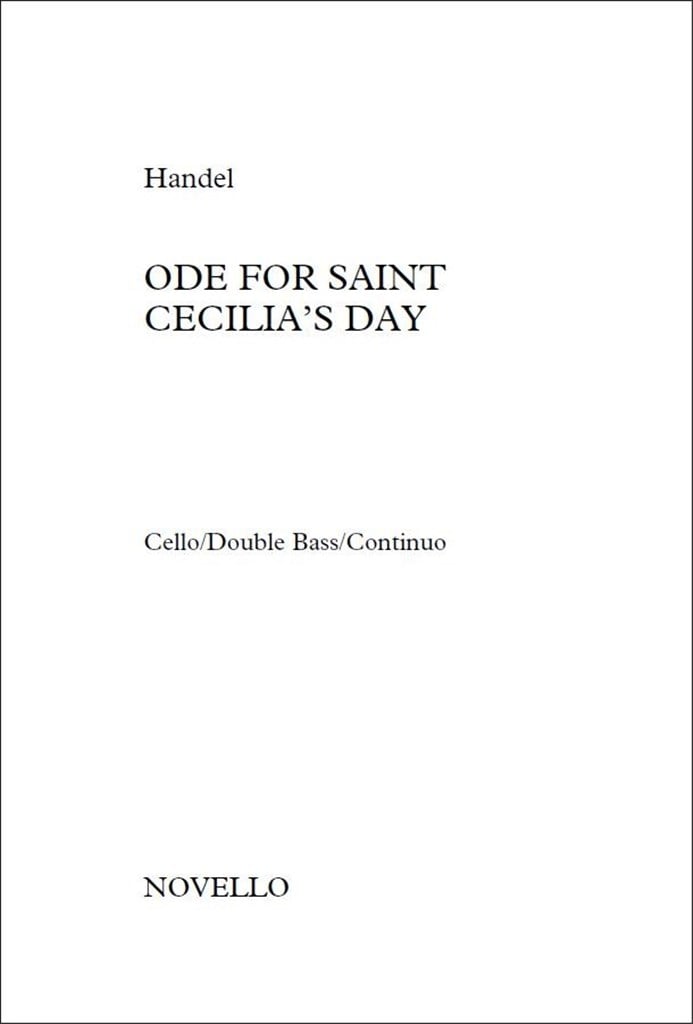 Ode For Saint Cecilia's Day